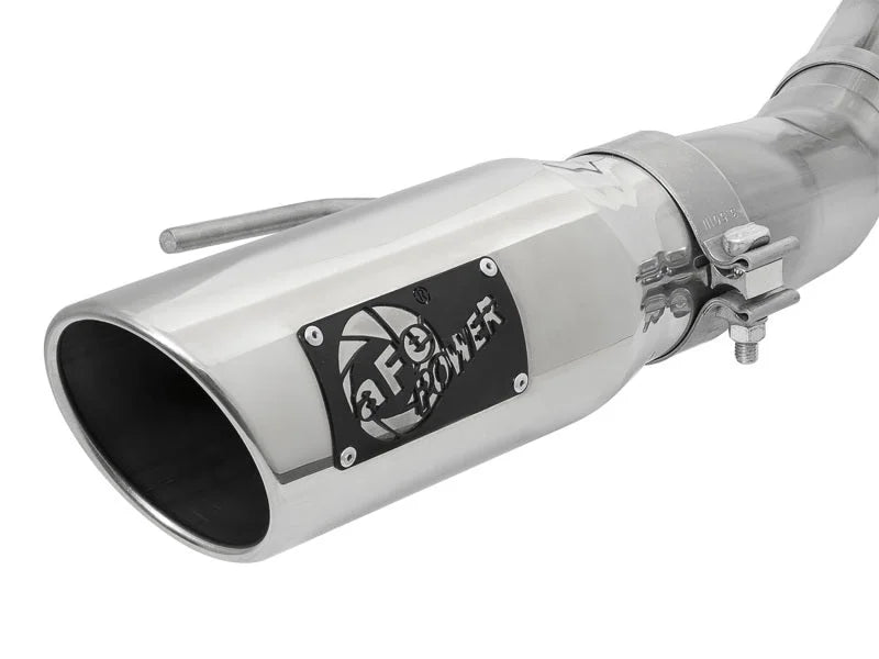 aFe MACHForce-XP 3in to 3-1/2in 304 SS Cat-Back Exhaust w/Polished Tips 17-18 Ford F-150 Raptor 3.5L - Additional View 8