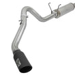 Load image into Gallery viewer, aFe MACHForce XP 4in Exhausts Cat-Back SS Side Exit 14-17 Dodge Ram 2500 V8-6.4L Hemi w/ Black Tips - Main Product View
