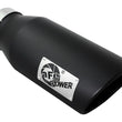 Load image into Gallery viewer, aFe MACHForce XP 4in Exhausts Cat-Back SS Side Exit 14-17 Dodge Ram 2500 V8-6.4L Hemi w/ Black Tips - Additional View 5