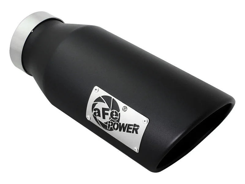 aFe MACHForce XP 4in Exhausts Cat-Back SS Side Exit 14-17 Dodge Ram 2500 V8-6.4L Hemi w/ Black Tips - Additional View 5