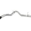 Load image into Gallery viewer, aFe MACHForce XP 5in DPF-Back 409SS Exhaust Dodge Diesel Trucks 07.5-12 L6-6.7L (td) Black Tip - Back View