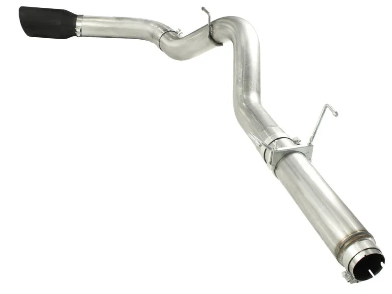 aFe MACHForce XP 5in DPF-Back 409SS Exhaust Dodge Diesel Trucks 07.5-12 L6-6.7L (td) Black Tip - Additional View 6