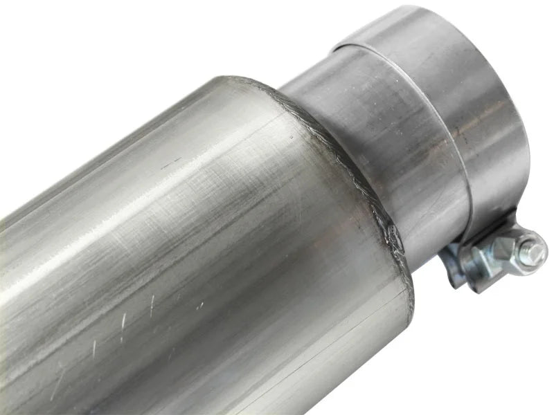 aFe MACHForce XP 5in DPF-Back Stainless Steel Exh Sys, Black tip,Ford Diesel Trucks 08-10 V8-6.4L - Additional View 6