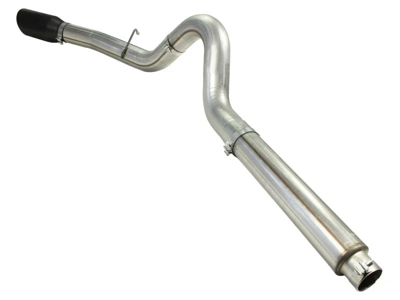 aFe MACHForce XP 5in DPF-Back Stainless Steel Exh Sys, Black tip,Ford Diesel Trucks 08-10 V8-6.4L - Additional View 7
