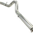 Load image into Gallery viewer, aFe MACHForce XP 5in DPF-Back Stainless Steel Exh Sys, No tip,Ford Diesel Trucks 11-14 V8-6.7L - Back View