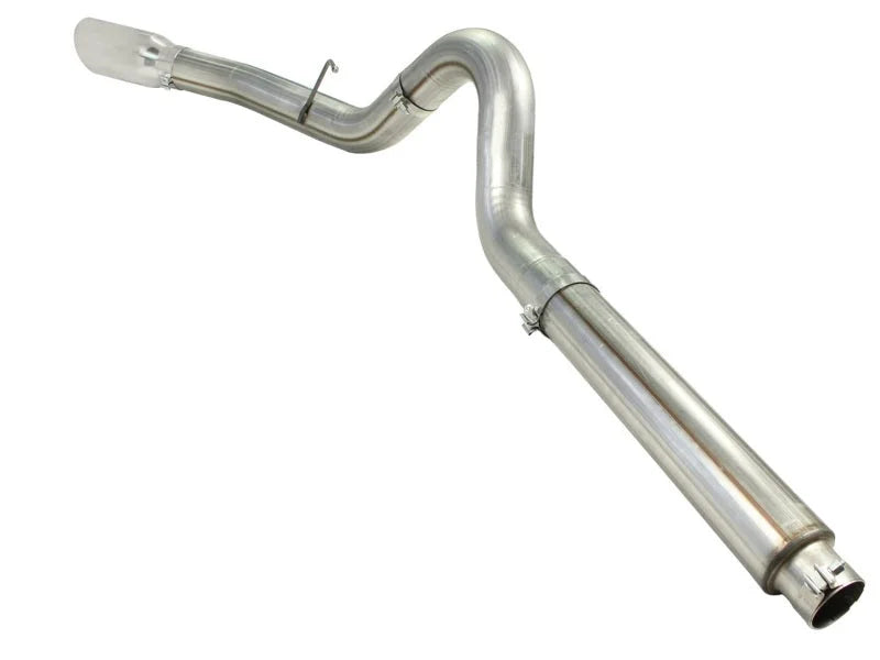aFe MACHForce XP 5in DPF-Back Stainless Steel Exh Sys, polished tip,Ford Diesel Trucks 08-10 V8-6.4L - Additional View 5
