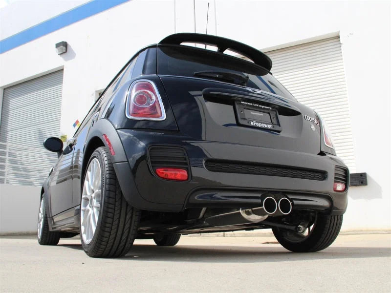 aFe MACHForce XP Cat Back Exhaust 07-13 Mini Cooper S L4 1.6L (Turbo) R56/R57/R58 - Side View