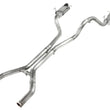 Load image into Gallery viewer, aFe MACHForce XP Cat-Back Exhaust 3in SS w/ Black Tips 11-14 Ford Mustang GT V8 5.0L - Side View