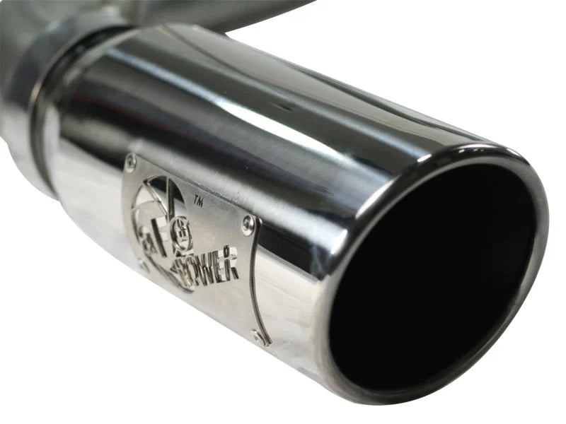 aFe MACHForce XP Cat-Back Exhaust 3in SS w/ Polished Tip 09-12 Dodge Ram 1500 V8 5.7L - Installation View
