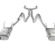 Load image into Gallery viewer, aFe MACHForce XP Cat-Back Exhaust 3in SS w/ Polished Tips 11-14 Ford Mustang GT V8 5.0L - Back View