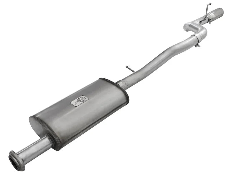 aFe MACHForce XP Cat-Back Exhaust Stainless /Polished Tip 06-09 Jeep Commander V8 4.7L 2WD & 4WD - Side View