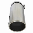 Load image into Gallery viewer, aFe MACHForce XP Cat-Back SS-304 5in Interooled Exh Tip 5in In x 6in Outx16inL Bolt-On Right (Pol) - Side View