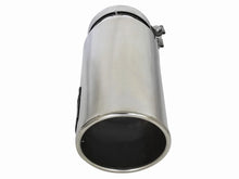 Load image into Gallery viewer, aFe MACHForce XP Cat-Back SS-304 5in Interooled Exh Tip 5in In x 6in Outx16inL Bolt-On Right (Pol) - Side View
