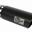 Load image into Gallery viewer, aFe MACHForce XP Cat-Back SS-304 5in Interooled Exhaust Tip 5in In x 6in Outx16inL Bolt-On Right Blk - Main Product View