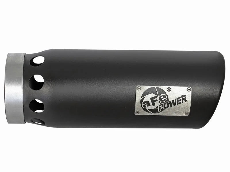 aFe MACHForce XP Cat-Back SS-304 5in Interooled Exhaust Tip 5in In x 6in Outx16inL Bolt-On Right Blk - Additional View 5