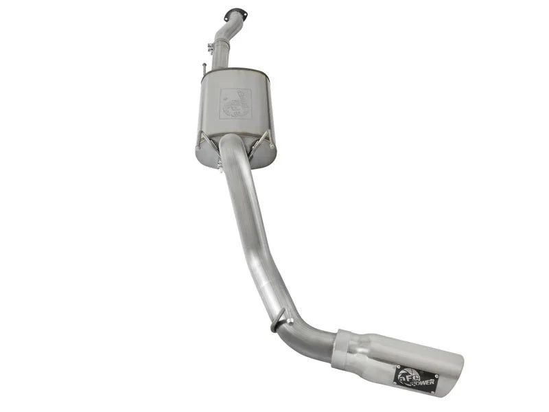 aFe MACHForce XP Cat-Back SS Exhaust w/ Polished Tips 16 Toyota Tacoma V6-3.5L - Installation View