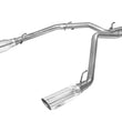 Load image into Gallery viewer, aFe MACHForce XP DPF-Back Exhaust 3in SS w/ 5in Polished Tips 2014 Dodge Ram 1500 V6 3.0L EcoDiesel - Main Product View