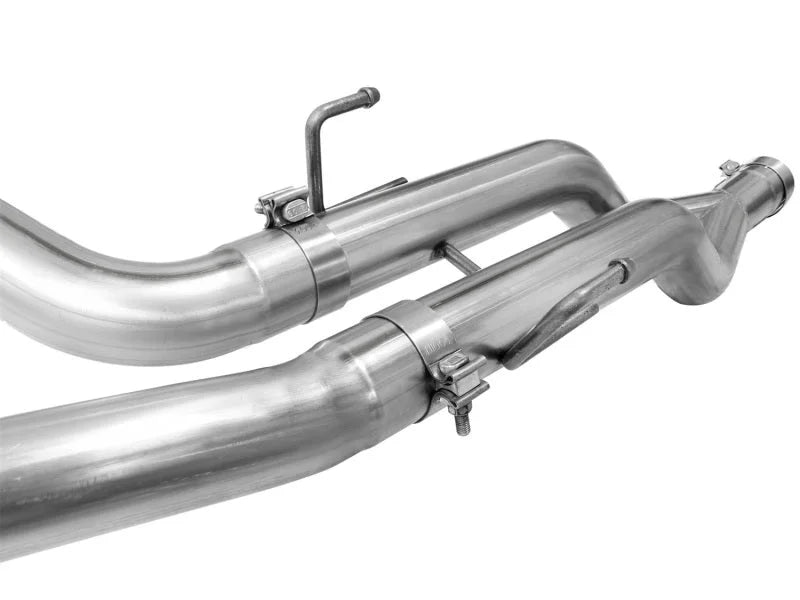 aFe MACHForce XP DPF-Back Exhaust 3in SS w/ 5in Polished Tips 2014 Dodge Ram 1500 V6 3.0L EcoDiesel - Additional View 5