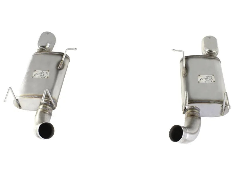 aFe MACHForce XP Exhaust 11-14 Ford Mustang GT V8-5.0L 3in. SS Axle-Back w/Polished Tips - Additional View 5