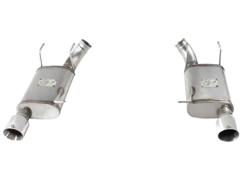 aFe MACHForce XP Exhaust 11-14 Ford Mustang GT V8-5.0L 3in. SS Axle-Back w/Polished Tips - Additional View 6