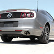 Load image into Gallery viewer, aFe MACHForce XP Exhaust 11-14 Ford Mustang GT V8-5.0L 3in. Stainless Steel Axle-Back w/Black Tips - Side View