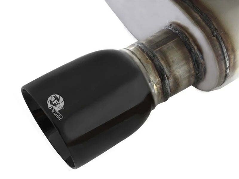 aFe MACHForce XP Exhaust 11-14 Ford Mustang GT V8-5.0L 3in. Stainless Steel Axle-Back w/Black Tips - Additional View 5