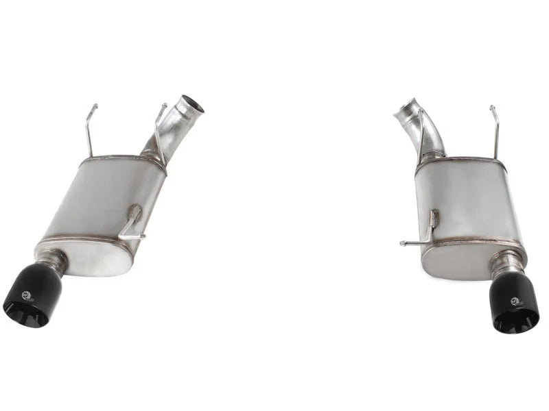 aFe MACHForce XP Exhaust 11-14 Ford Mustang GT V8-5.0L 3in. Stainless Steel Axle-Back w/Black Tips - Additional View 6