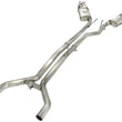 Load image into Gallery viewer, aFe MACHForce XP Exhaust 2.5in Stainless Steel CB/10-13 Chevy Camaro V6-3.6L (td) (polished tip) - Back View