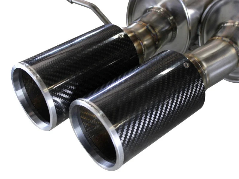 aFe MACHForce XP Exhaust 304SS Cat-Back w/ Carbon Fiber Tips 12-13 BMW M5 (F10) V8 4.4L (tt) - Additional View 5