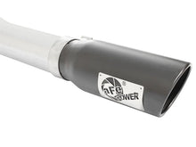 Load image into Gallery viewer, aFe MACHForce XP Exhaust 3in-3.5in SS Single Side Exit CB w/ Black Tips 15 Ford F150 V8 5.0L CC/SB - Additional View 5