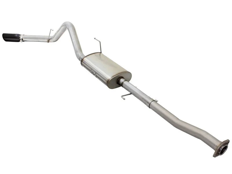 aFe MACHForce XP Exhaust 3in-3.5in SS Single Side Exit CB w/ Black Tips 15 Ford F150 V8 5.0L CC/SB - Additional View 6