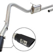 Load image into Gallery viewer, aFe MACHForce XP Exhaust 3in-3.5in SS Single Side Ext CB w/ Black Tip 99-04 Ford F150 V8 5.4L/6.8L - Main Product View