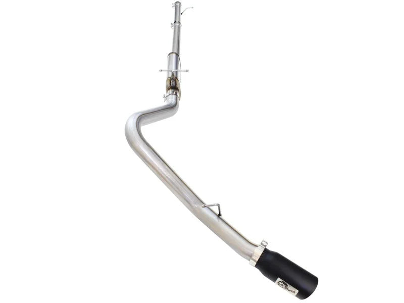 aFe MACHForce XP Exhaust 3in-3.5in SS Single Side Ext CB w/ Black Tip 99-04 Ford F150 V8 5.4L/6.8L - Additional View 6