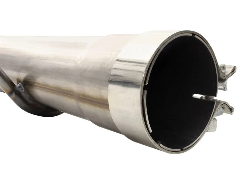 aFe MACHForce XP Exhaust 3in-3.5in SS Single Side Ext CB w/ Black Tip 99-04 Ford F150 V8 5.4L/6.8L - Additional View 7