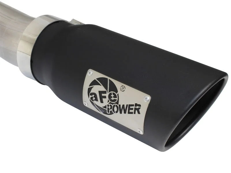 aFe MACHForce XP Exhaust 3in-3.5in SS Single Side Ext CB w/ Black Tip 99-04 Ford F150 V8 5.4L/6.8L - Additional View 8