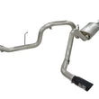 Load image into Gallery viewer, aFe MACHForce XP Exhaust 3in SS Dual Side Exit CB w/ Black Tips 11-14 Ford F150 EcoBoost V6-3.5L TT - Main Product View