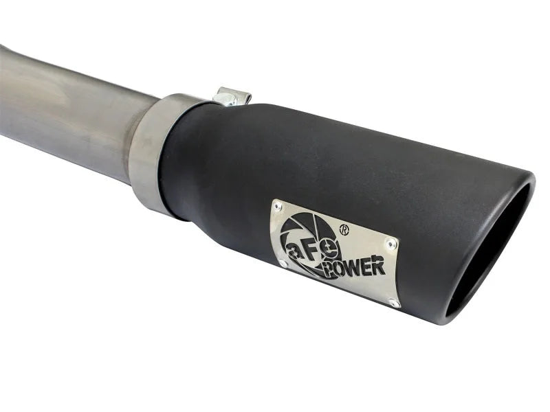 aFe MACHForce XP Exhaust 3in SS Dual Side Exit CB w/ Black Tips 2015 Ford F150 5.0L V8 CC/SB EC/LB - Additional View 5