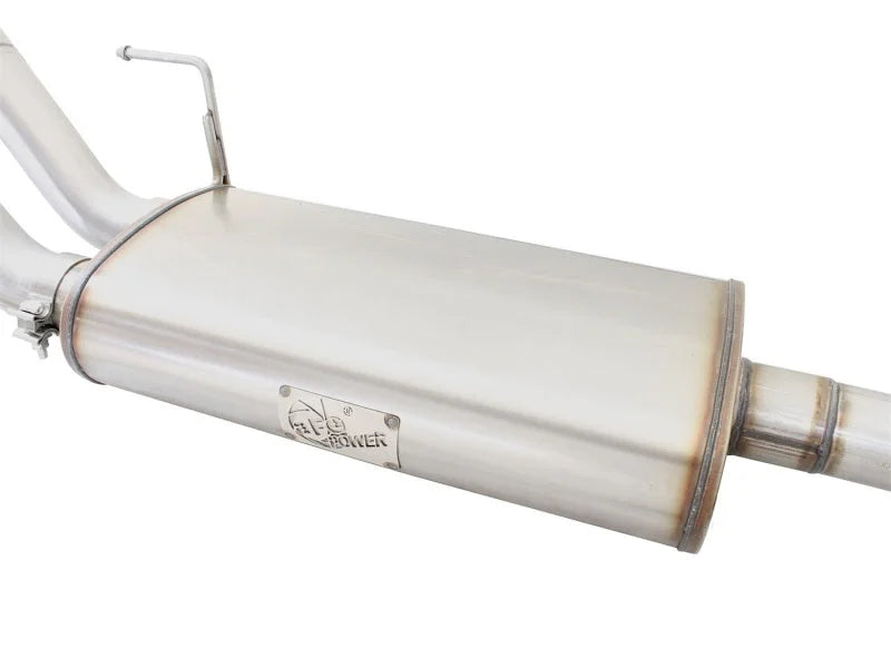 aFe MACHForce XP Exhaust 3in SS Dual Side Exit CB w/ Black Tips 2015 Ford F150 5.0L V8 CC/SB EC/LB - Additional View 6