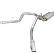 Load image into Gallery viewer, aFe MACHForce XP Exhaust 3in SS Dual Side Exit CB w/ Polish Tips 15 Ford F150 Ecoboost V6-2.7L/3.5L - Main Product View