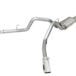 Load image into Gallery viewer, aFe MACHForce XP Exhaust 3in SS Dual Side Ext CB w/ Polished Tips 2015 Ford F150 5.0L V8 CC/SB EC/LB - Main Product View