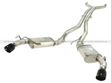 Load image into Gallery viewer, aFe MACHForce XP Exhaust 3in Stainless Stee CB/10-13 Chevy Camaro V8-6.2L (td) (gloss blk tip) - Main Product View