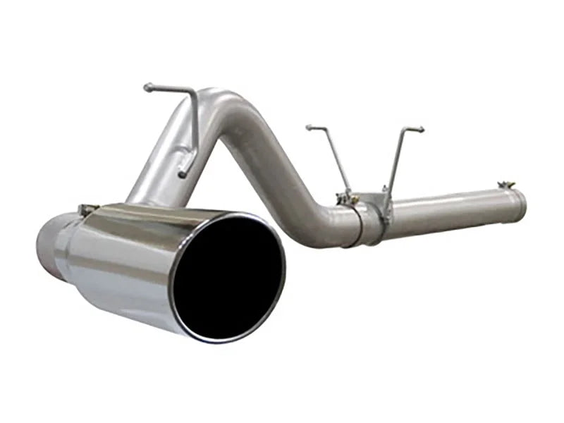 aFe MACHForce XP Exhaust 4in DPF-Back SS 5/07-12 Dodge Diesel Trucks L6-6.7L (td) - Main Product View