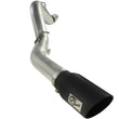 Load image into Gallery viewer, aFe MACHForce XP Exhaust 5in DPF-Back SS 11-13 GM Diesel Trucks V8-6.6L (td) (LML) (Blk Tip) - Main Product View