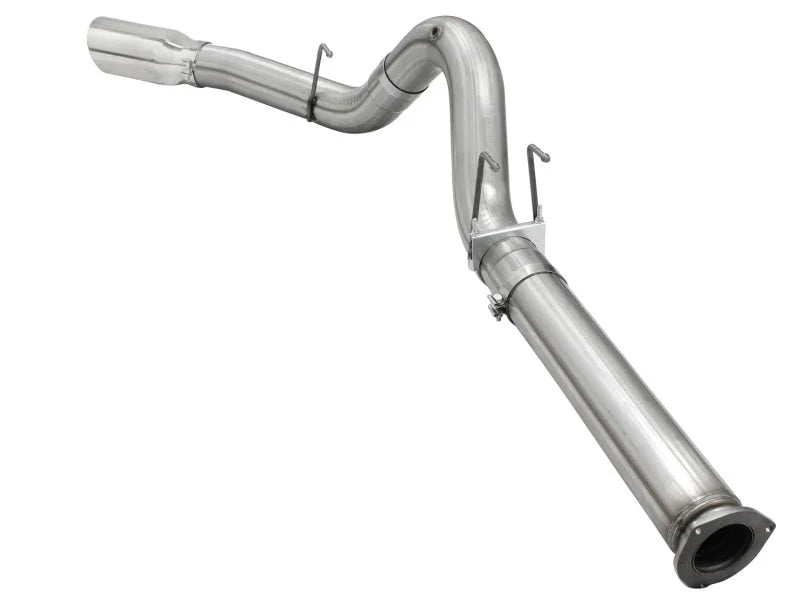 aFe MACHForce XP Exhaust 5in DPF-Back SS Exh 2015 Ford Turbo Diesel V8 6.7L Polished Tip - Additional View 5