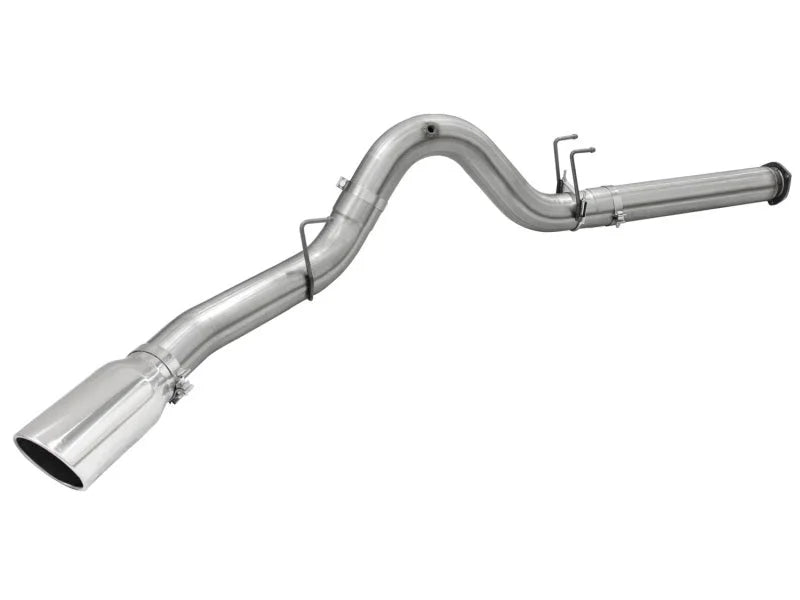 aFe MACHForce XP Exhaust 5in DPF-Back SS Exh 2015 Ford Turbo Diesel V8 6.7L Polished Tip - Additional View 7