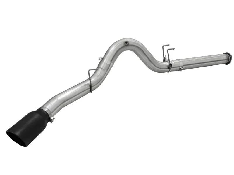 aFe MACHForce XP Exhaust 5in DPF-Back Stainless Steel Exht 2015 Ford Turbo Diesel V8 6.7L Black Tip - Additional View 7