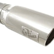 Load image into Gallery viewer, aFe MACHForce XP Exhaust 5in DPF-Polished, GM Diesel Trucks 07.5-10 V8-6.6L 9(td) LMM - Side View