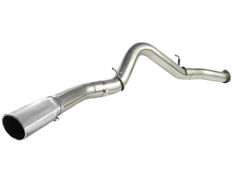aFe MACHForce XP Exhaust 5in DPF-Polished, GM Diesel Trucks 07.5-10 V8-6.6L 9(td) LMM - Installation View