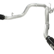 Load image into Gallery viewer, aFe MACHForce XP Exhaust Aluminized Dual Split DPF Back 11-15 GM Diesel Truck V8-6.6L (td) (BLK tip) - Main Product View