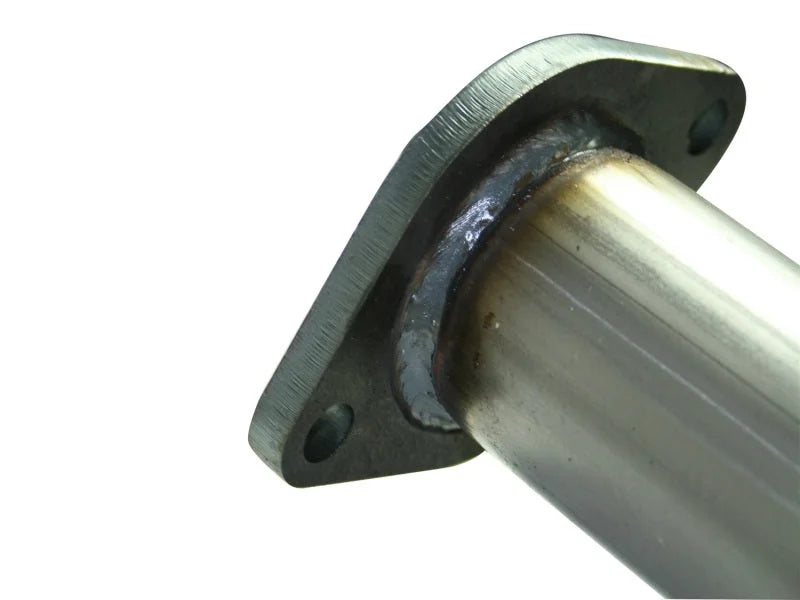 aFe MACHForce XP Exhaust Cat-Back 2.5/3in SS-409 w/ Black Tip 04-12 Nissan Titan V8 5.6L - Side View